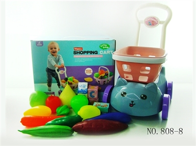 Shopping cart with fruits and vegetables May 17 PCS small box - OBL768309