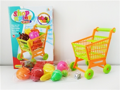Shopping cart with fruit 10 PCS - OBL768310