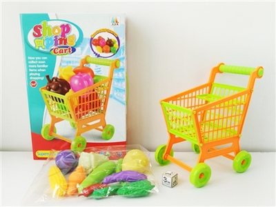 Shopping cart with vegetables 11 PCS - OBL768314