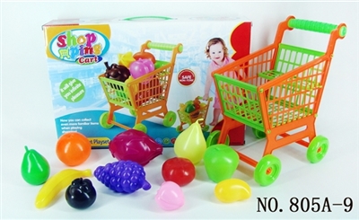 Shopping cart with fruit 11 PCS - OBL768318