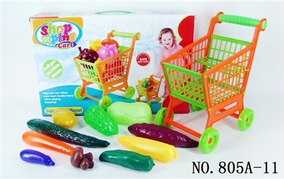 Shopping cart with vegetables 10 PCS - OBL768320