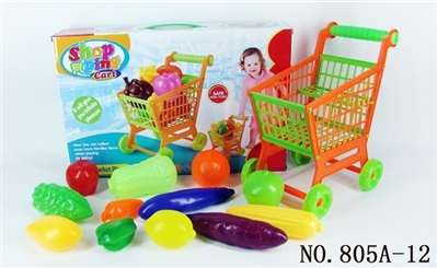 Shopping cart with fruit 12 PCS - OBL768321