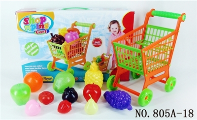 Shopping cart with fruit 11 PCS - OBL768327