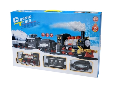 Smoking electric rail train set - OBL768361