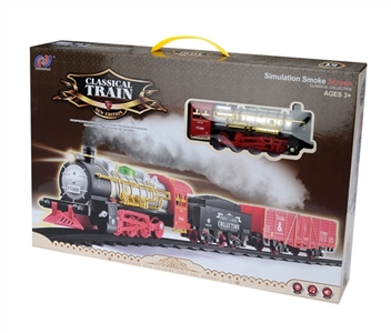 Smoking electric rail train set - OBL768366