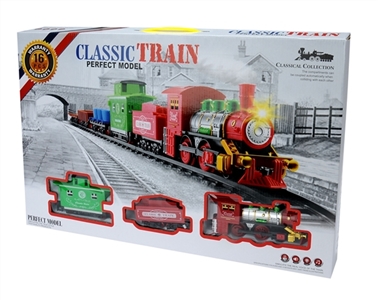 Smoking electric rail train set - OBL768371