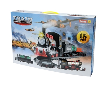 Smoking electric rail train set - OBL768373