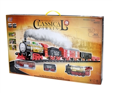 Smoking electric rail train set - OBL768374