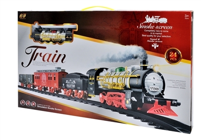 Smoking electric rail train set - OBL768380
