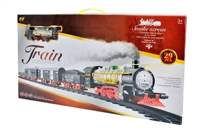 Smoking electric rail train set - OBL768381