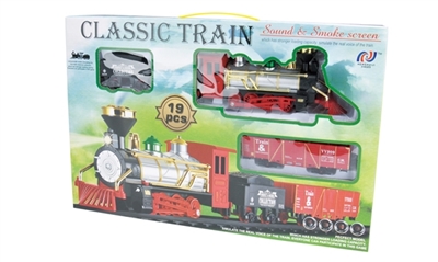 Smoking electric rail train set - OBL768387