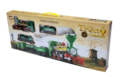 Smoking electric rail train set - OBL768388