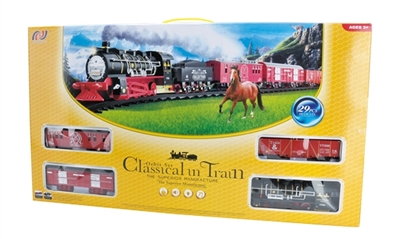 Smoking electric rail train set - OBL768391