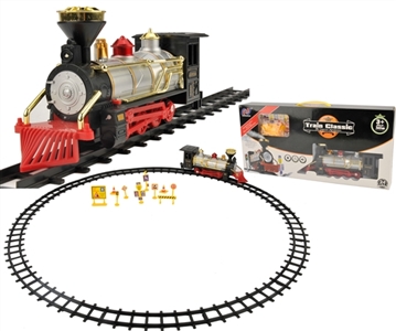 Smoking electric rail train set - OBL768396
