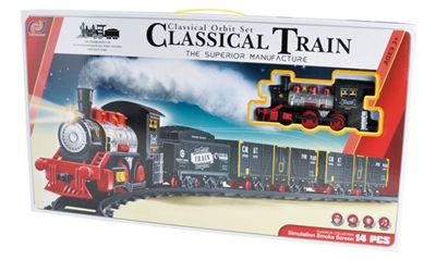 Smoking electric rail train set - OBL768400