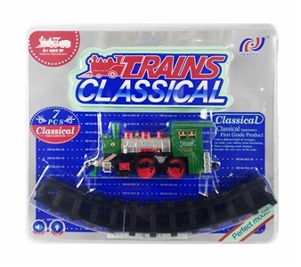 Electric rail train piece of green - OBL768858