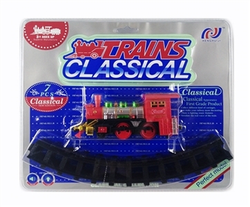 Electric rail train with red - OBL768859