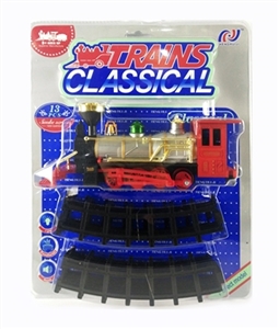 Electric rail train piece of red and black - OBL768862