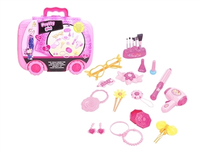 Pink house suitcase accessories covered 21 times - OBL769215