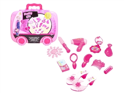 Pink house suitcase accessories covered 13 times - OBL769217