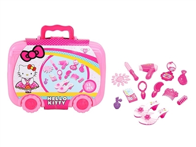 The pink HELLO KITTY suitcase accessories covered 13 times - OBL769238