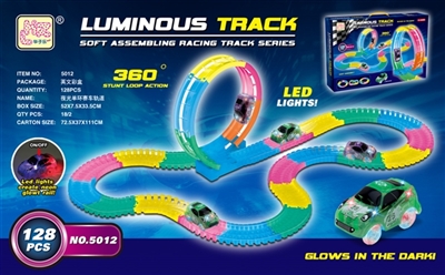 Soft luminous acrobatics 360 ° monocyclic racing track - OBL769270