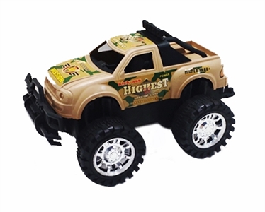 Two inertial suv (22 cm real mini floats army color, desert color 2 color, orange) - OBL770423