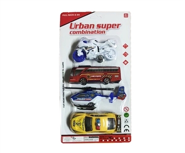 回力摩托、飞机、巴士、警车 - OBL770490