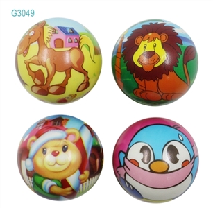 7.6 CM PU ball 4 pack animals - OBL770695