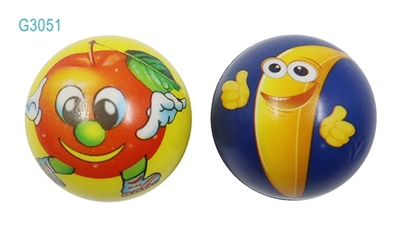 7.6 CM with fruit PU ball 2 - OBL770697