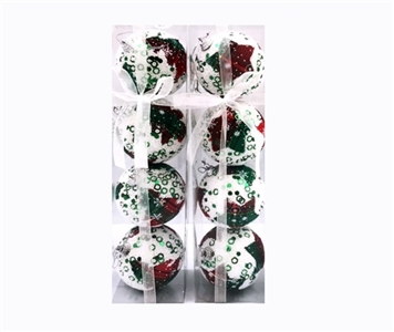 A light green 4 only 1 box of foam Christmas lob 6.8 CM wide - OBL770870