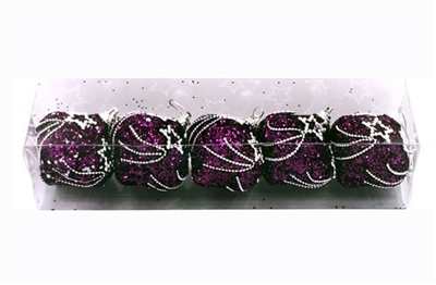 5.7 5 CM wide purple bubble bulbs only 1 box - OBL770892