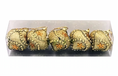 5.7 5 CM wide golden bubble bulbs only 1 box - OBL770893