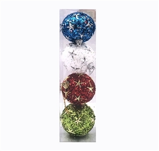 4 only 1 box of 5.7 CM wide multicolor beautiful piece of foam ball - OBL770903