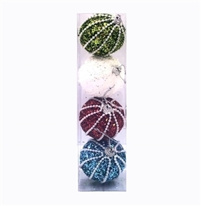 6 cm wide and colorful beads hanging ball add straight 4 only 1 box - OBL770904