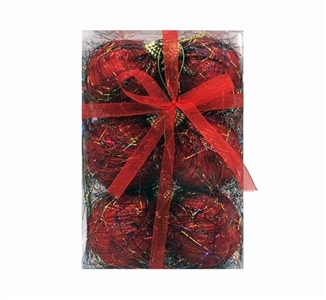 6 cm wide red bubble ball add only 1 box - OBL770915