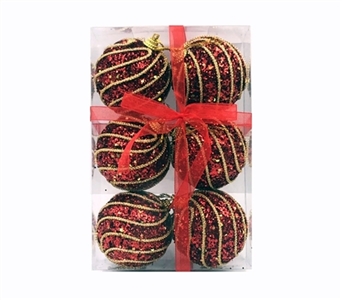 6 cm wide red bubbles add Jin Sheng only 1 box - OBL770919