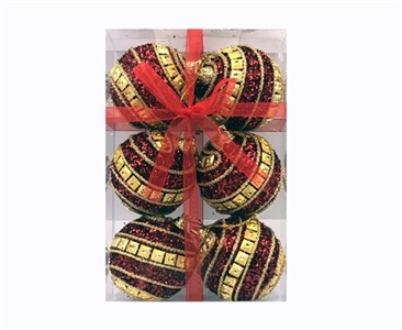 6 cm wide red bubble ball plus drill and line 6 in 1 box - OBL770922