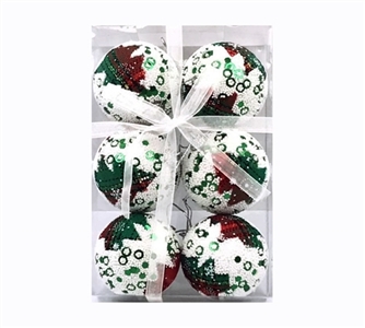 Shallow green bubble ball 6 cm width to 1 box - OBL770925