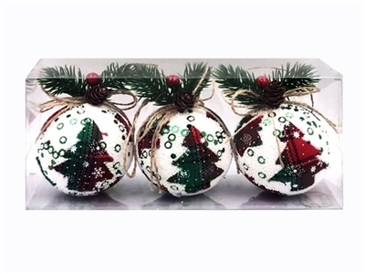 3 to 1 box only 7.7 CM wide plus green leaves and fruit add white foam ball - OBL770936