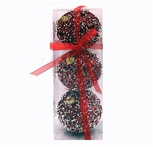 3 to 1 box only 7.7 CM wide red foam ball - OBL770937