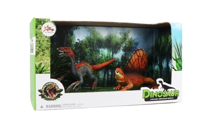 小镰刀龙+异齿龙（嘴巴可张合） - OBL771087