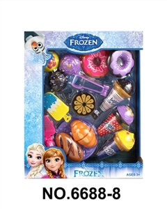 Beautiful snow and ice ice cream can cut bread doughnuts - OBL771390