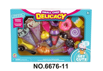 Nice ice cream can cut bread doughnuts - OBL771405