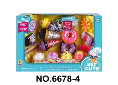 Elegant cake and ice cream lollipop doughnuts - OBL771417