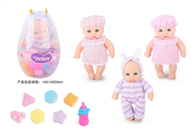 9寸JC娃娃带4声IC，3款混 - OBL771842