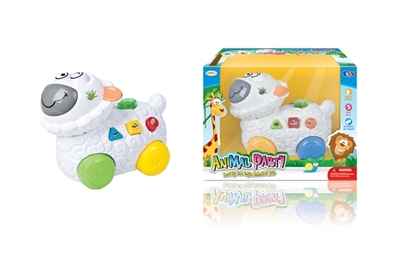 Sheep music stay cartoon animals - OBL772424