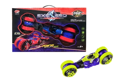 1:12特技翻转车，前进、后退、    左转、右转、变形双面,2.4G遥控器 - OBL772539