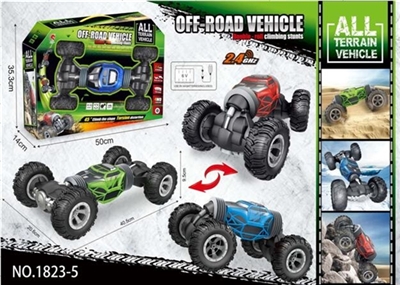 1:12六通特技扭变变形攀爬车 带音乐 - OBL772570
