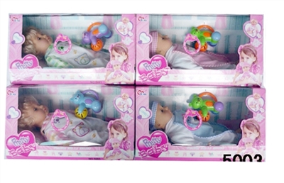 14 inch cotton body flash music doll (4 mixed loading) - OBL772623
